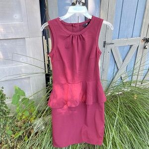 Maroon Burgundy Dress H&M - 6